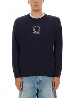 Moschino - Navy Blue Logo Sweater
