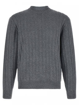 Boss - Grey Crew Neck Sweater