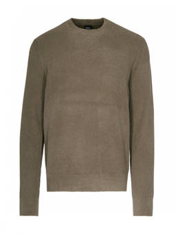 Boss - Taupe Crew Neck Sweater (S)