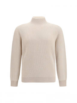 Brunello Cucinelli - Off White Knitted Sweater