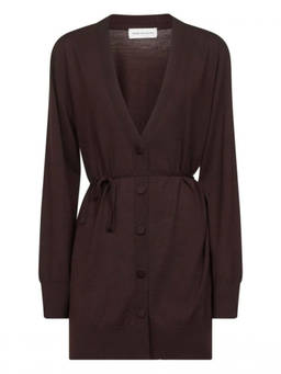 Dries Van Noten - Brown V-Neck Sweater