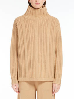 Max Mara - Light Brown Vitalba Turtleneck Jumper