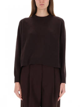 Theory - Brown Solid Crew Neck Sweater (XL)