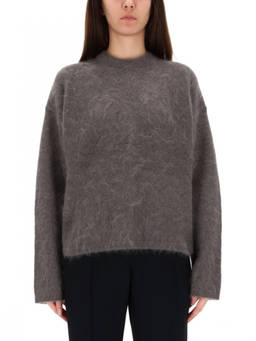 The Garment - Grey Solid Crew Neck Sweater