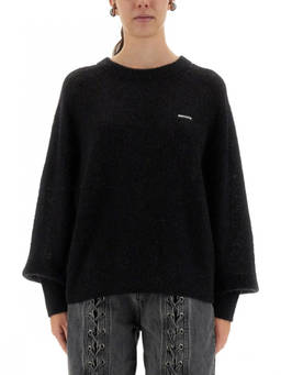 Rotate Birger Christensen - Black Knitted Crew Neck Sweater