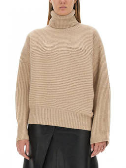 Stella McCartney - Beige Knitted Turtle Neck Sweater (M)