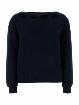 PRADA - Navy Blue Cotton Sweater