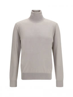 Dolce&Gabbana - Grey Turtle Neck Sweater