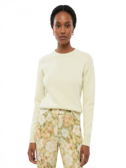 Sa Su Phi - Off White Crew Neck Sweater