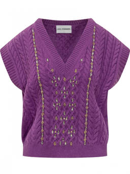 Des Phemmes - Purple Knitted Sweater