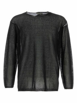 Yohji Yamamoto - Black Round Neck Sweater (L)