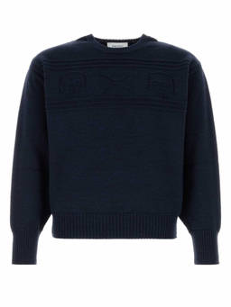 Alexander McQueen - Dark Blue Knitted Sweater
