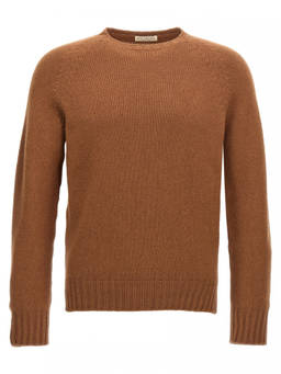 Ma'ry'ya - Maryya Brown Crew-Neck Sweater