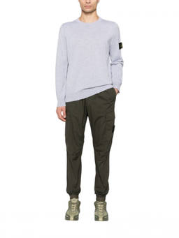 Stone Island - Grey Crew Neck Sweater