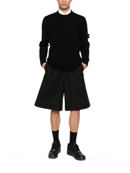 Stone Island - Black Crew Neck Sweater