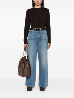 Golden Goose - Brown Cable-Knit Sweater