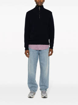 Barbour - Navy Blue Wool Sweater
