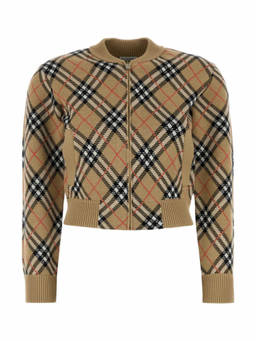 Burberry - Multi Colour Check Cardigan (L)