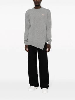 COMME des GARCONS - Grey Asymmetric Sweater (S)