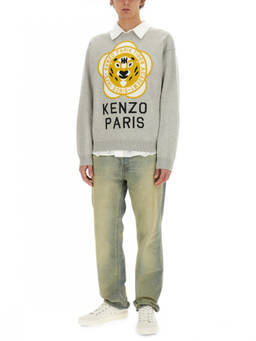 Kenzo - Light Grey Logo Sweater