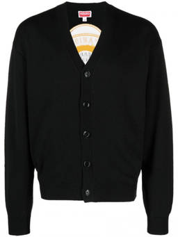 Kenzo - Black V Neck Cardigan