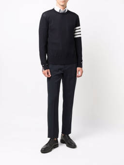 Thom Browne - Navy Blue 4-Bar Jumper