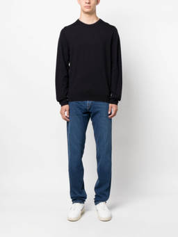 Paul Smith - Blue Black Crewneck Jumper (S)