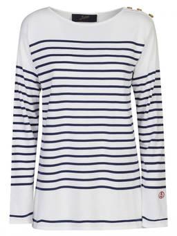 Seafarer - White Crewneck Sweater