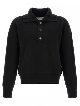 AMI Paris - Black Button-Up Sweater