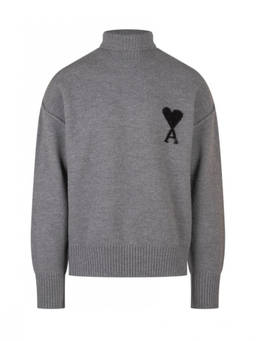 AMI Paris - Grey Turtle Neck Sweater