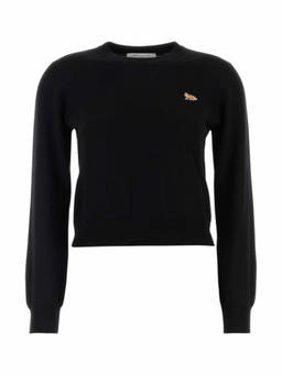 Maison Kitsune - Black Wool Sweater