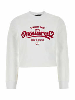 Dsquared2 - White Cotton Sweatshirt
