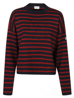 Moncler - Blue Red Striped Sweater