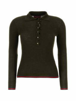 Gucci - Green Wool Polo Sweater (M)