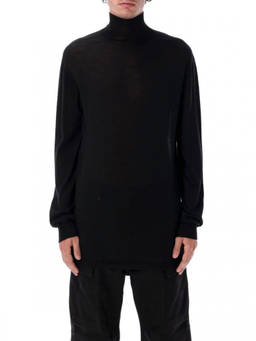 Rick Owens - Black Turtleneck Wool Sweater (M)
