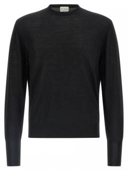 Ma'ry'ya - Black Extra Fine Mesh Sweater