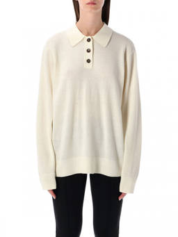 The Garment - Beige Solid Shirt Collar Sweater (XS)