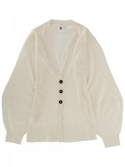 The Garment - Beige Solid V Neck Cardigan