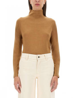 Kiton - Brown Solid Turtle Neck Sweater