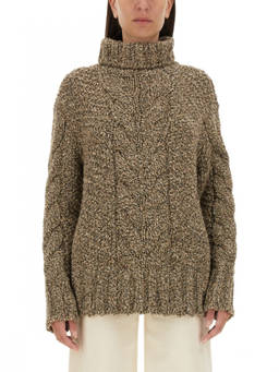 Kiton - Brown Knitted Turtle Neck Sweater