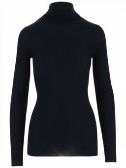 Wild Cashmere - Wild Wool Blue Turtleneck Pullover