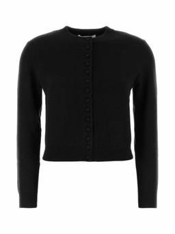 Lisa Yang - Black Round Neck Cardigan