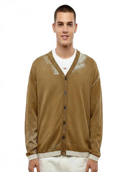 Diesel - Brown V Neck Cardigan