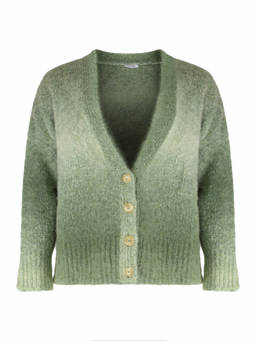 Aspesi - Green V Neck Cardigan (L)