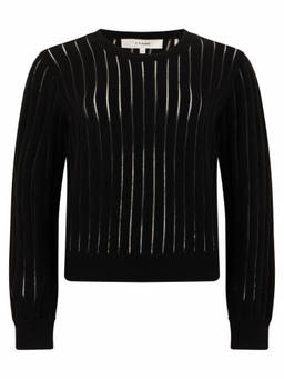 FRAME - Black Crew Neck Sweater (L)