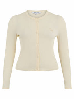 Maison Kitsune - Light Beige Logo Cardigan