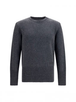 MM6 Maison Margiela - Dark Grey Crew Neck Sweater