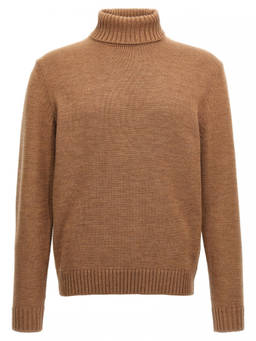Zanone - Brown Turtle-Neck Sweater (XL)