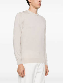 Drumohr - Beige Wool Sweater With Full Neck (M)