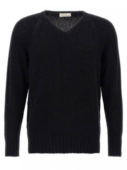 Ma'ry'ya - Black Boucl Sweater